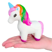 Jumbo Colorful Unicorn Horse Squishy Slow Rising Simulation Bread Cake Scented Stress Relief Soft Squeeze Toy Fun Toy for Kid Jumbo Colorful Unicorn Horse Squishy Slow Rising Simulation Bread Cake Scented Stress Relief Soft Squeeze Toy Fun Toy for Kid