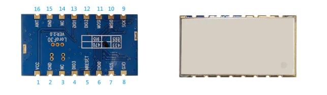 2 шт. Lora1278F30+ резиновая антенна 433 МГц 30dBm 1 Вт sx1278 LORA модуль Arduino демонстрационный код 8 км анти-помех радиочастотный приемопередатчик