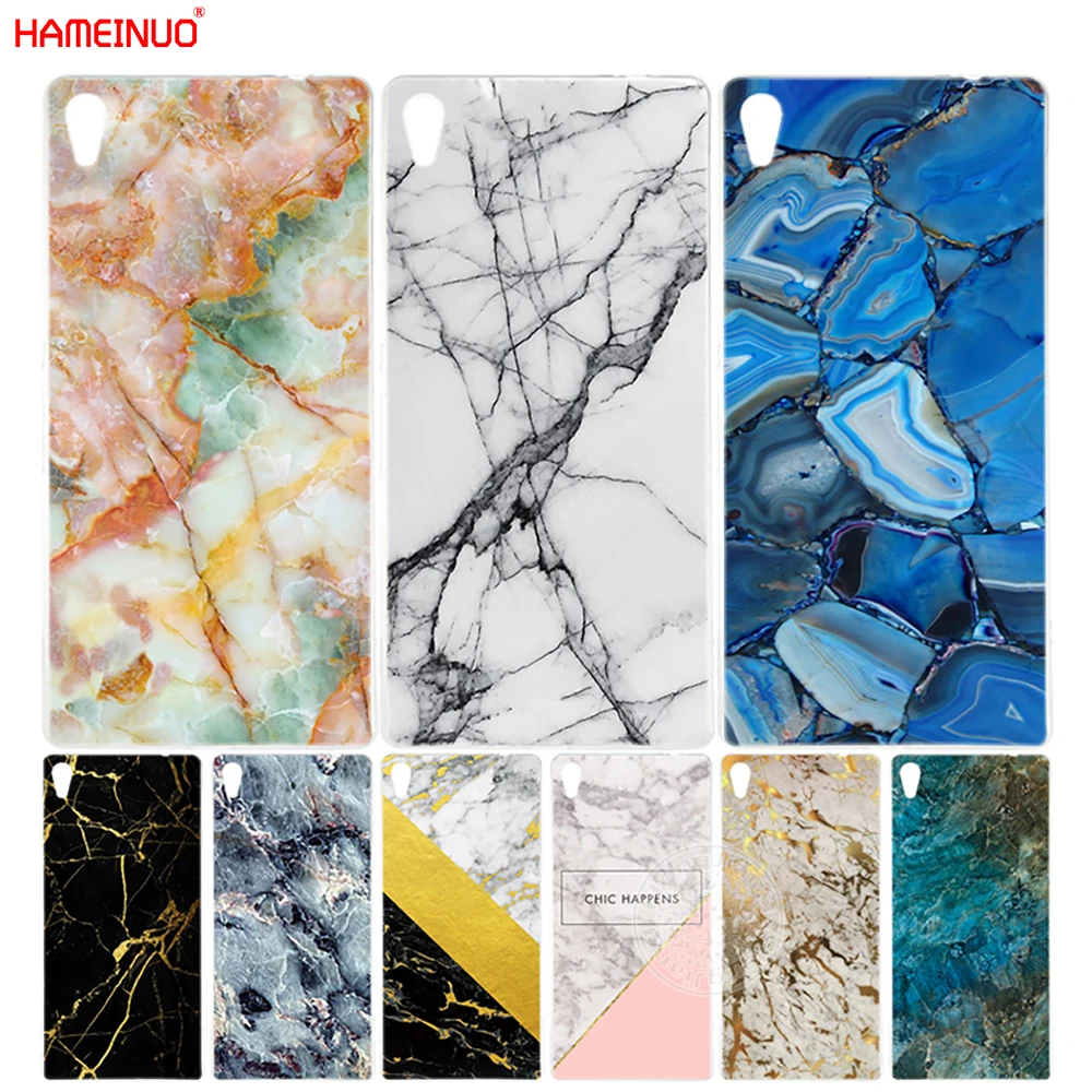 

HAMEINUO marble Cover phone Case for sony xperia C6 XA1 XA ULTRA X XP L1 X compact XR/XZ/XZS PREMIUM