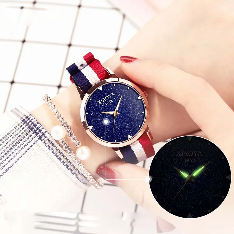 

2018 Best Watches for Women Ultra Slim Quartz Watch with Simple Nylon Band Relogio Masculino New Ladies Fashion Nato Wrist Watch