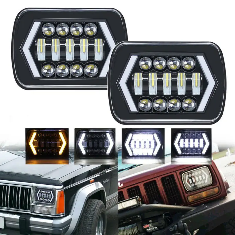 5x7 square LED headlight2800