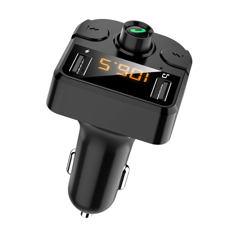 JaJaBor Wireless FM Transmitter Bluetooth Car Kit MP3 Music Player Bluetooth 5.0 Handsfree Calling Dual USB Car Charger