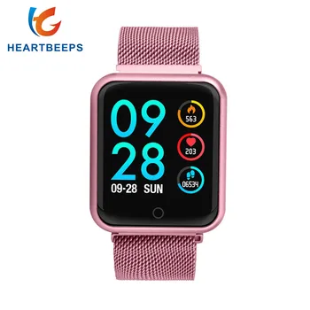 

i P68 30M waterproo Fashion Smart Watch Women With Heart Rate Monitor Blood Pressure Blood Oxygen Sport Activity Tracker Fitness