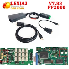 Lo nuevo Lexia3 PP2000 V48 V7.83 con Firmware 921815C/V25 Lexia 3 Lexia-3 diagbox 7.83 para Citroen Peugeot envío nave