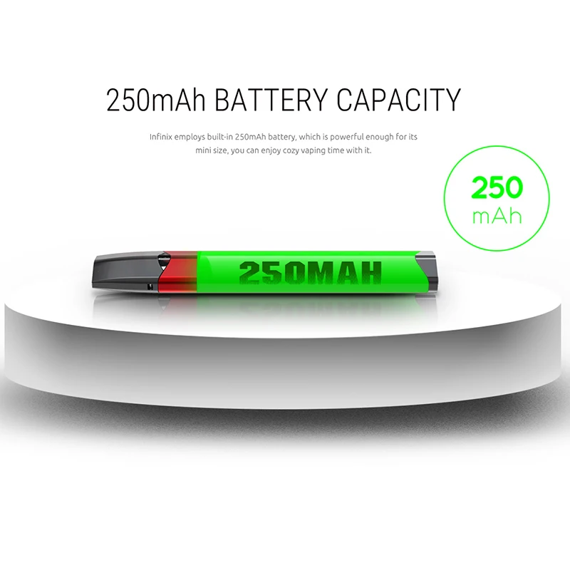 SMOK Infinix комплект 250 мАч встроенный аккумулятор 2 мл Pod электронная сигарета Vape