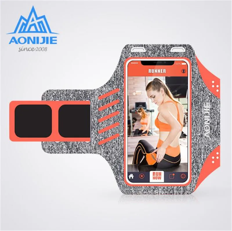 AONIJIE Women Men Running Arm Pack Outdoor Sport Hiking Camping Gym Fitness Touch Screen Lightweight Sport Phone Bag