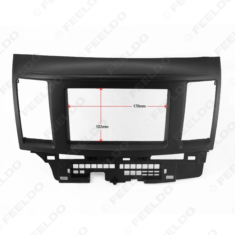 Автомагнитола FEELDO 2DIN с радио аудио DVD рамка панель защитная адаптер для Mitsubishi Fortis