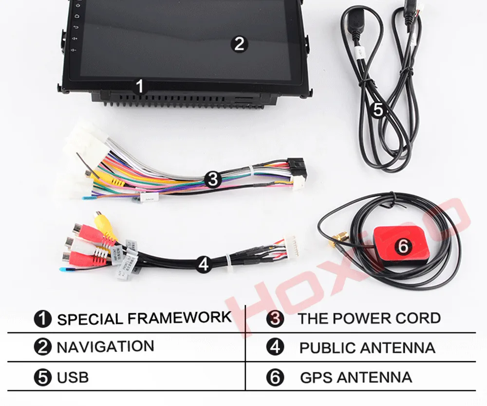 Perfect Hoxiao Android 6 for Toyota Prado 120 Land Cruiser 2004-2009 GPS HD multimedia player map navigation WIFI 9 inch 2DIN car radio 33