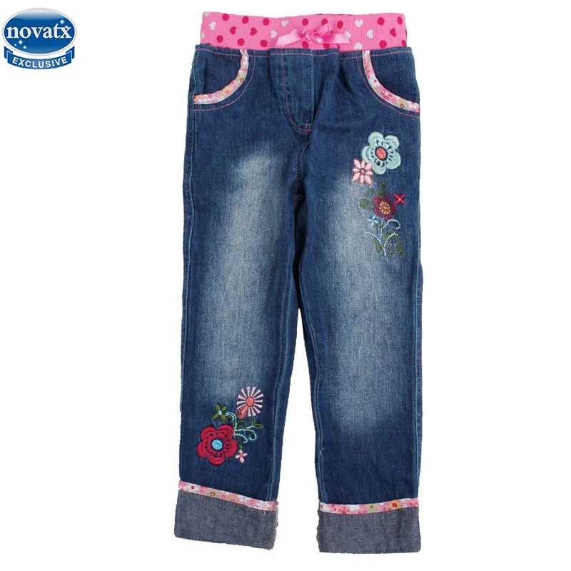

novatx child trousers pants for girls kids jeans baby pants brand nova pants girls jeans children clothing new fashion