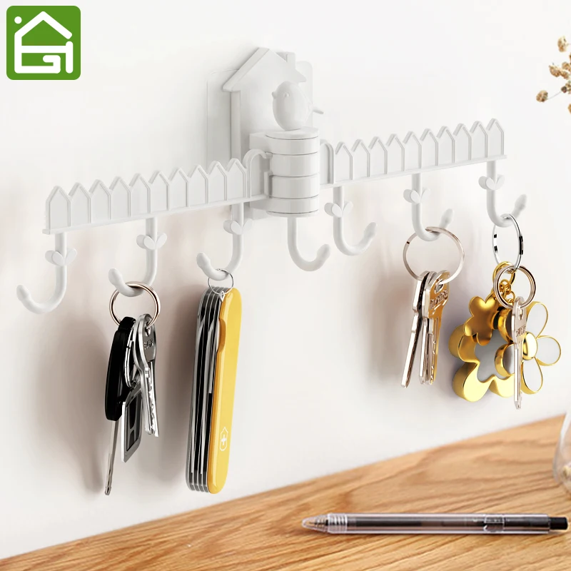 Buy 180 Degree Sticker Hanger with Double Row Hooks