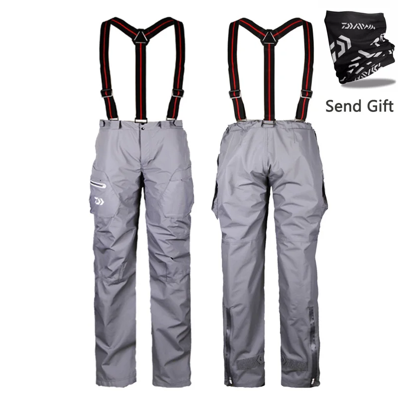 

2018 DAIWA New Dawa fishing pants fleece detachable liner waterproof and breathable Outdoor hiking winter trousers Send Gift