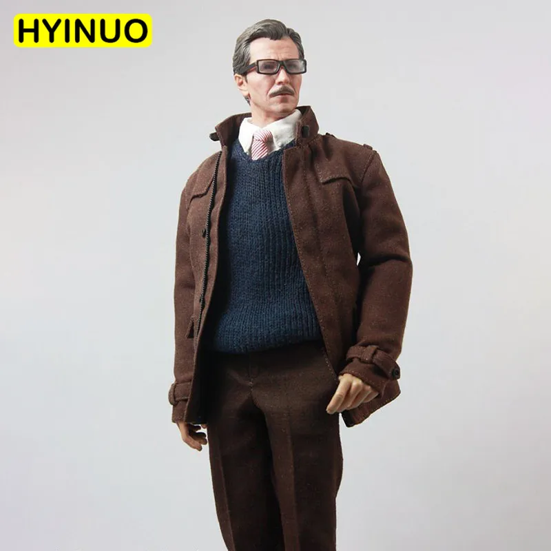 

1/6 Scale ATX002 Batman Gotham City Police Chief Men Gordon Coat Male Clothes Clothing Set For 12" Action Figure Male Body