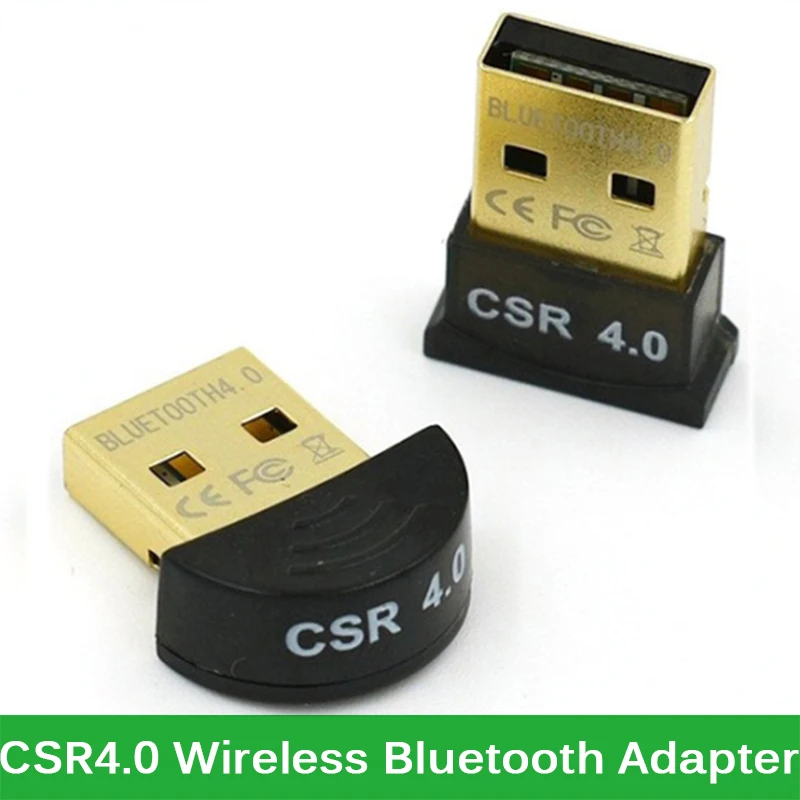 CSR4.0 Mini Wireless Bluetooth Adapter V 4.0 Audio Receiver For Win7/8/10 Dual Mode USB Bluetooth Dongle