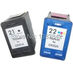 Чернильный картридж hisaint для HP 21XL 22XL C9351AN C9352AN принтера Deskjet 3915 3920 3930v D1530 D1320 D1311 D1455 |