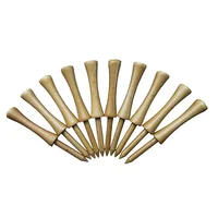 Step Down Golf Tees Wooden 50pcs One Pack 1