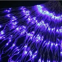 640 светодиодный лампы 6 м* 3 м Шторы свет Рождественские украшения Фея свадьба вспышки света водонепроницаемый полосы света