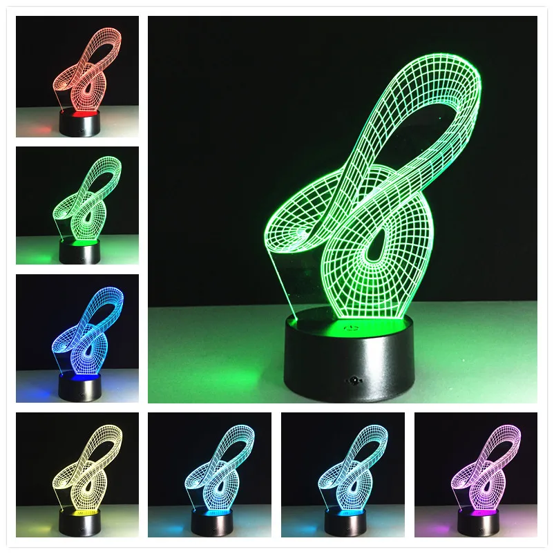 Modern New Led 3D Light Generation Amazing 3d Lamp Luminaria De Mesa