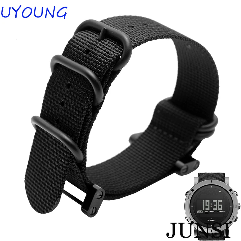 Alta Qualità Per Cinturini Per Orologi Da Uomo Suunto Essential In Nylon 24Mm Per Cinturino Suunto Core Smart