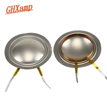 

GHXAMP 34.4MM Speaker Voice Coil Titanium Aluminum Flat Wires Horn Tweeter 33 Core 8OHM Speaker Repair Driver DIY 2PCS