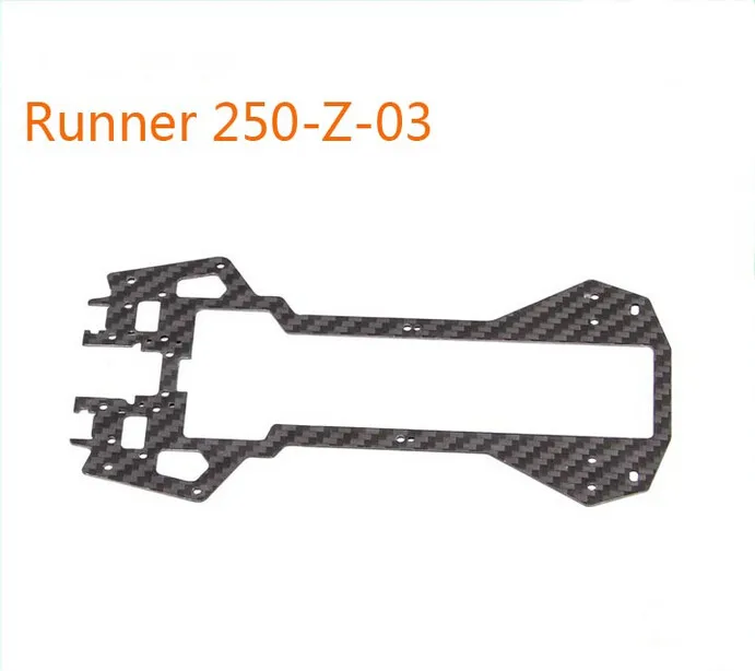 

Original Walkera Runner 250 Spare parts Bottom main board Runner 250-Z-03 Carbon Fiber Board for Walkera 250 Drone F15875