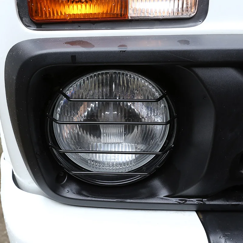 2pcs Metal Front Headlights Protector Frame Trim For LADA NIVAin