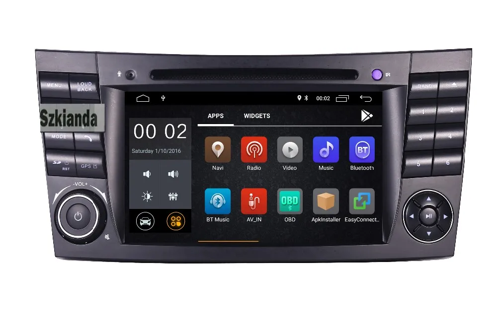 Excellent In Stock Android 9.0 IPS Touch Screen Car DVD Player For Mercedes Benz E-Class W211 E200 E220 E300 E350 Quad Core Wifi Radio GPS 10