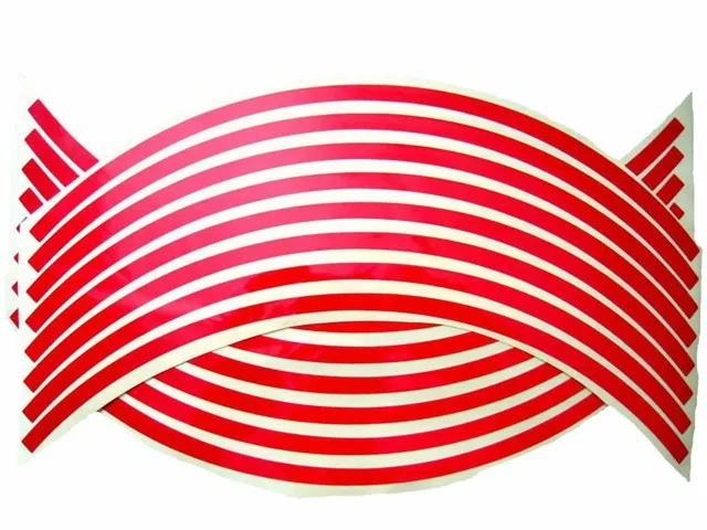 

Red Rim Stripe Decal Tape Sticker For Kawasaki Ninja EX250 250R