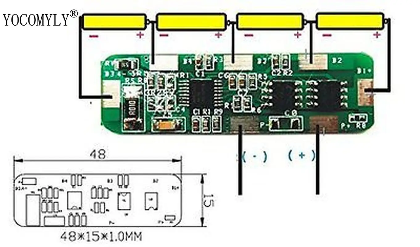 Bms 2s схема