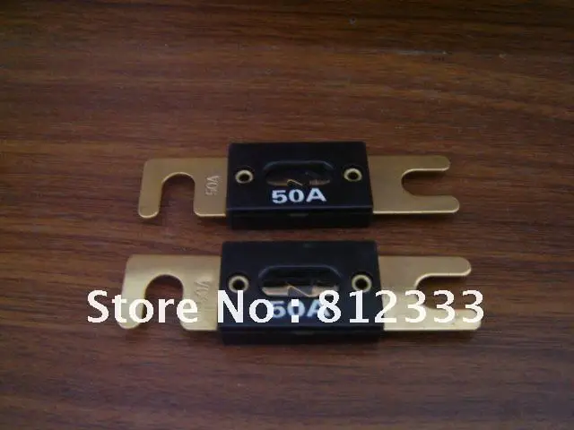 

CNL ANL 50A Auto Fuse Bakelite Fuse Bolt On Fuse 81*22 mm For Golf Cart Electric Forklift Pallet Truck Tourist Coach