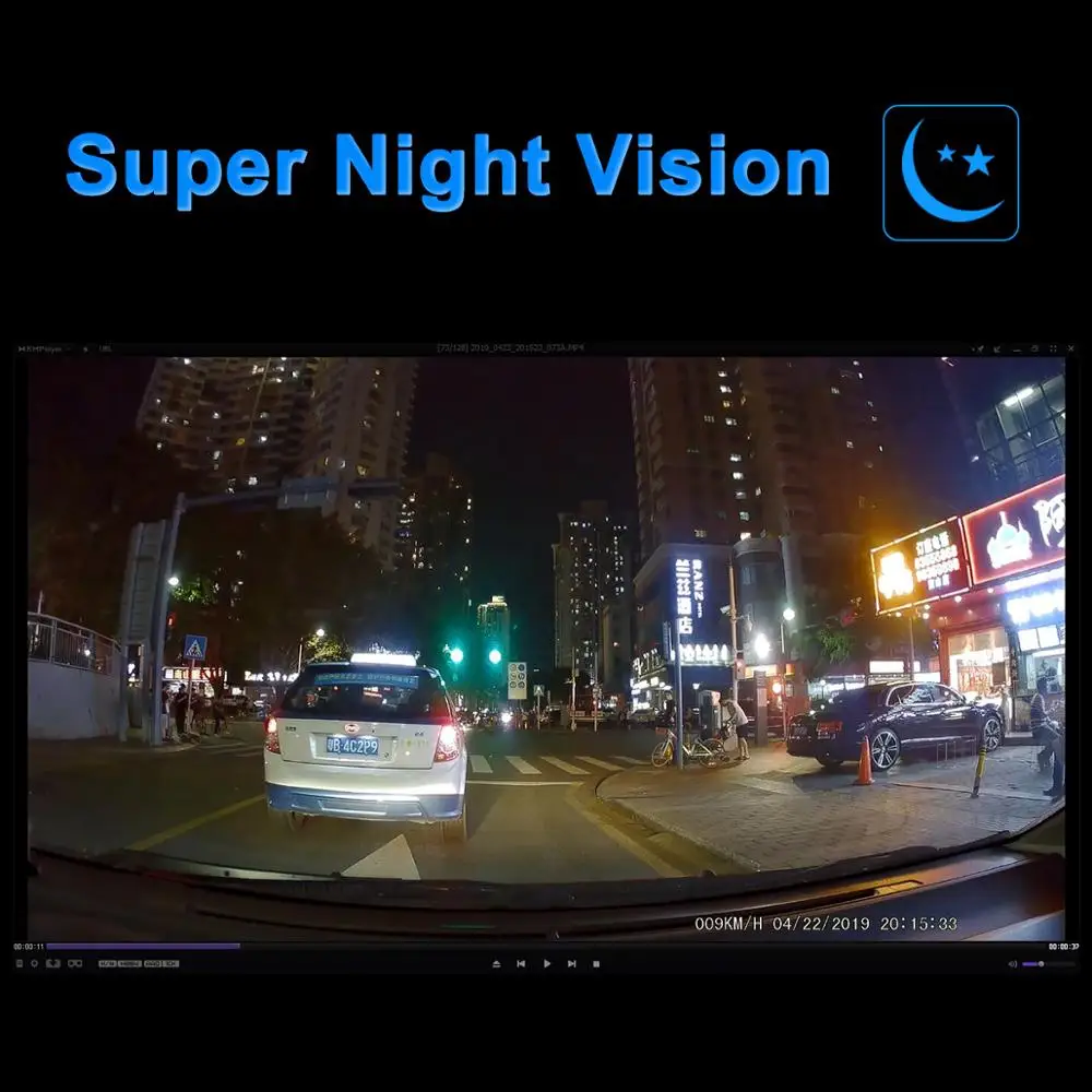  Car DVR 4K 2880*2160P GPS WiFi ADAS Dash Cam Dual Lens 1080P+1080P Vehicle Car Camera Driving Recor