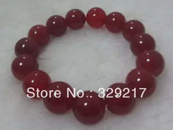 

4pc Beautiful Fashion 12mm Red Natural Bracelet Bangle Best Gift