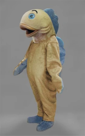 Mascotte di carnevale per adulti pinna blu pesce Costume della mascotte  personaggio dei cartoni animati Cosply Outfit Suit Fancy Dress Performance  Clothes SW832 - AliExpress