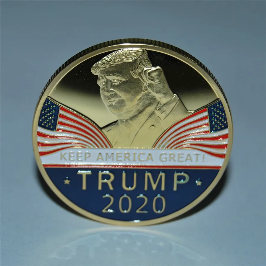 

100pcs/lot DHL free shipping The United Stated President Donald Trump 2020 Keep America Great Presidential Challenge Coin