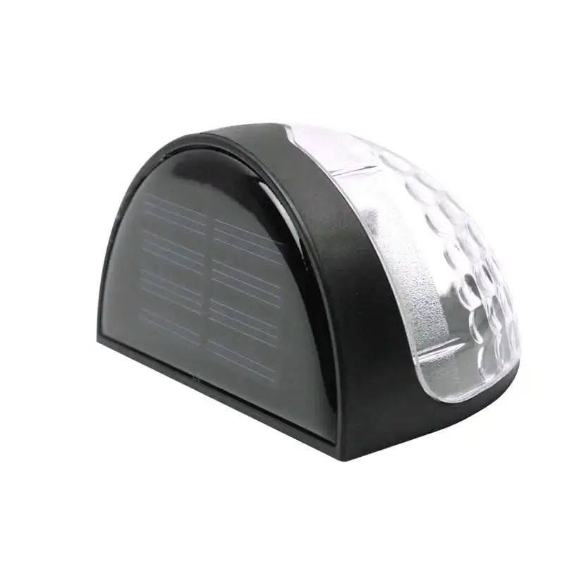 

0.3W 6 Led Solar Power Auto Charging Light Outdoor Waterproof Lamp Fence Wall Lamp Garden Landscape Path Light Black