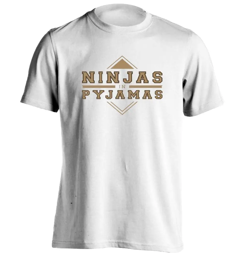 Ninjas in Pyjamas Mens Printing Tee Baseball T Shirt Design T Shirt