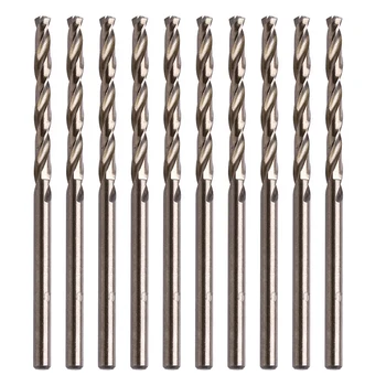 

10Pcs/Set 3mm M35 Triangle Shank HSS-Co Cobalt Twist Drill Spiral Drill Bit
