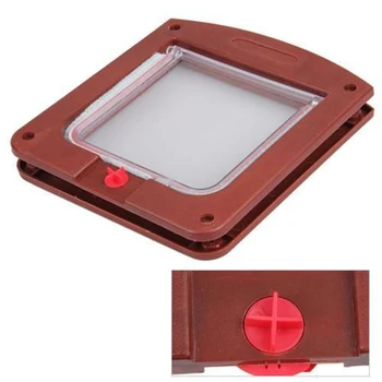 

4 Way Locking Pet Cat Kitty Small Dog Doggy Puppy Flap Safe Door Tunnel Lot Small Dog Control Door Pet Supplies