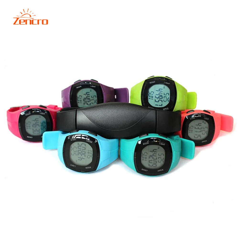 ZENCRO 5.3kHz Chest Strap Heart Rate Sensor Steps Calories Distance