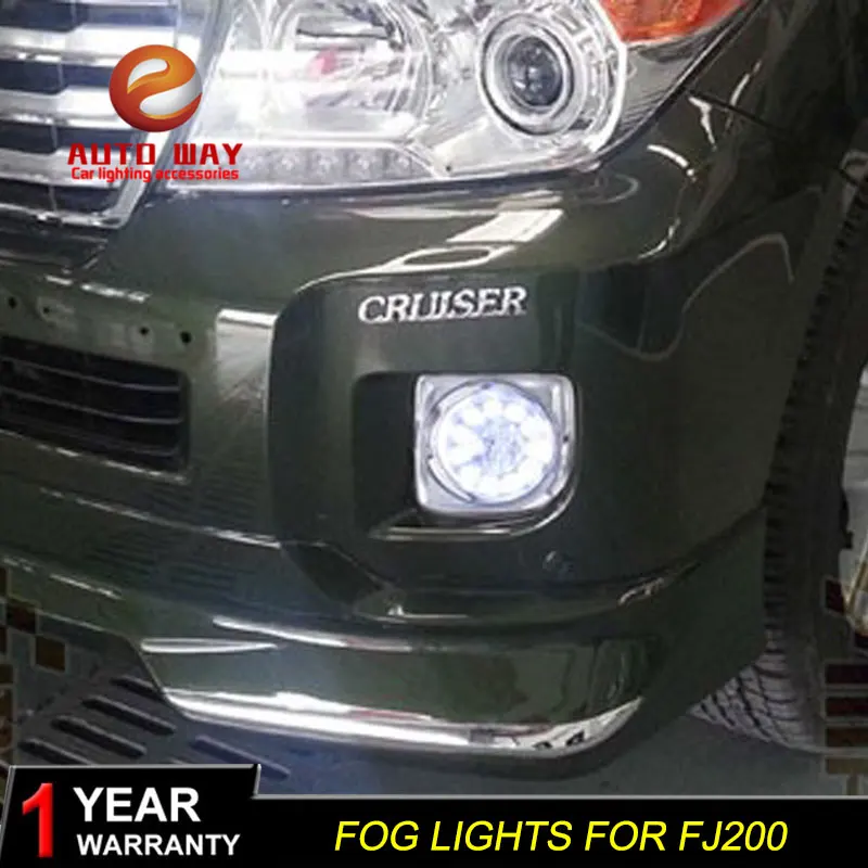 12V 6000k LED DRL дневные ходовые огни чехол для Toyota LAND CRUISER FJ200 FJ150 противотуманная фара