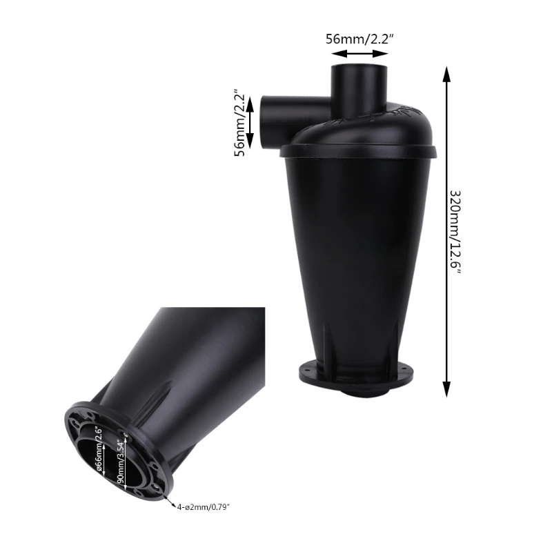 Kaufen Zyklon Staub Collector Filter Turbolader Zyklon Mit Flansch Basis Separator