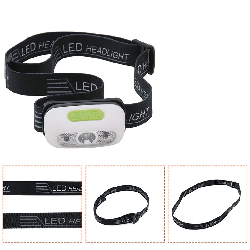 10000Lm Mini LED Headlamp Body Motion Sensor Headlight With USB charging Rechargeable Camping Flashlight Head Light Torch Lamp