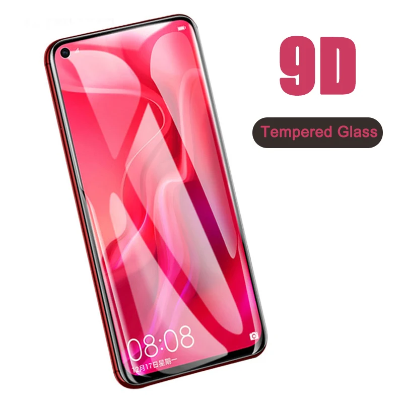 

Full Glue Cover Protective Tempered Glass On Honor 8x 9x 10 9 8 lite light 20 pro 8c Screen Protector trempe verre honer 10lite