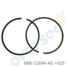 688-11604-A0 piston ring Set +025 for Yamaha outboard marine boat motor 688-11604-00 aftermarket part