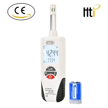 

Digital Psychrometer - Handheld Backlight Temperature Humidity Meter Gauge with Dew Point and Wet Bulb Temperature