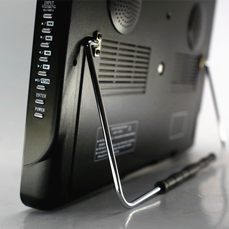 LEADSTAR D12 12 дюймов Мини светодиодный ТВ цифровой плеер AC3 DVB T T2 аналоговый ATSC