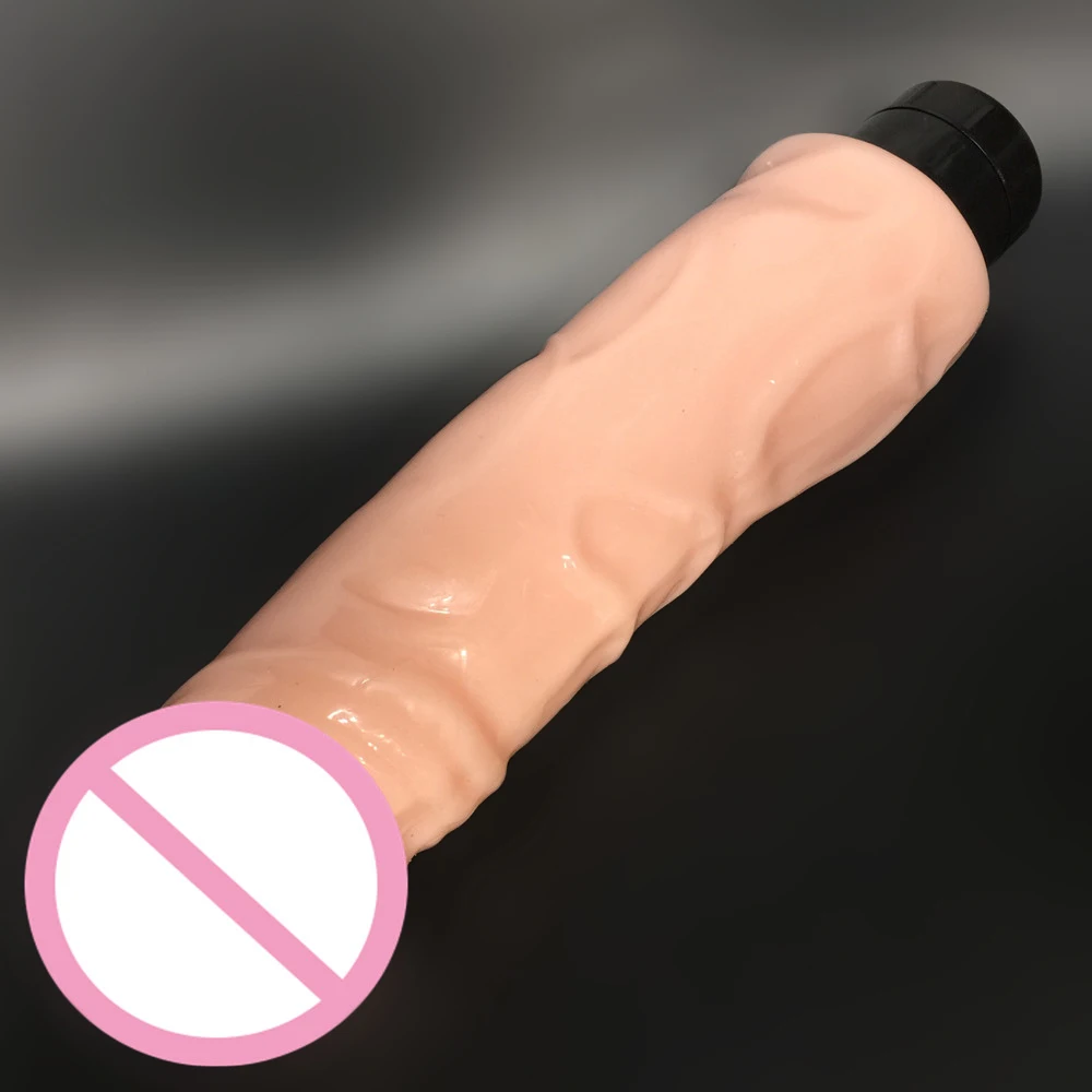 Sex Toys 9.17" Big Thick Soft Dildos Vibrator