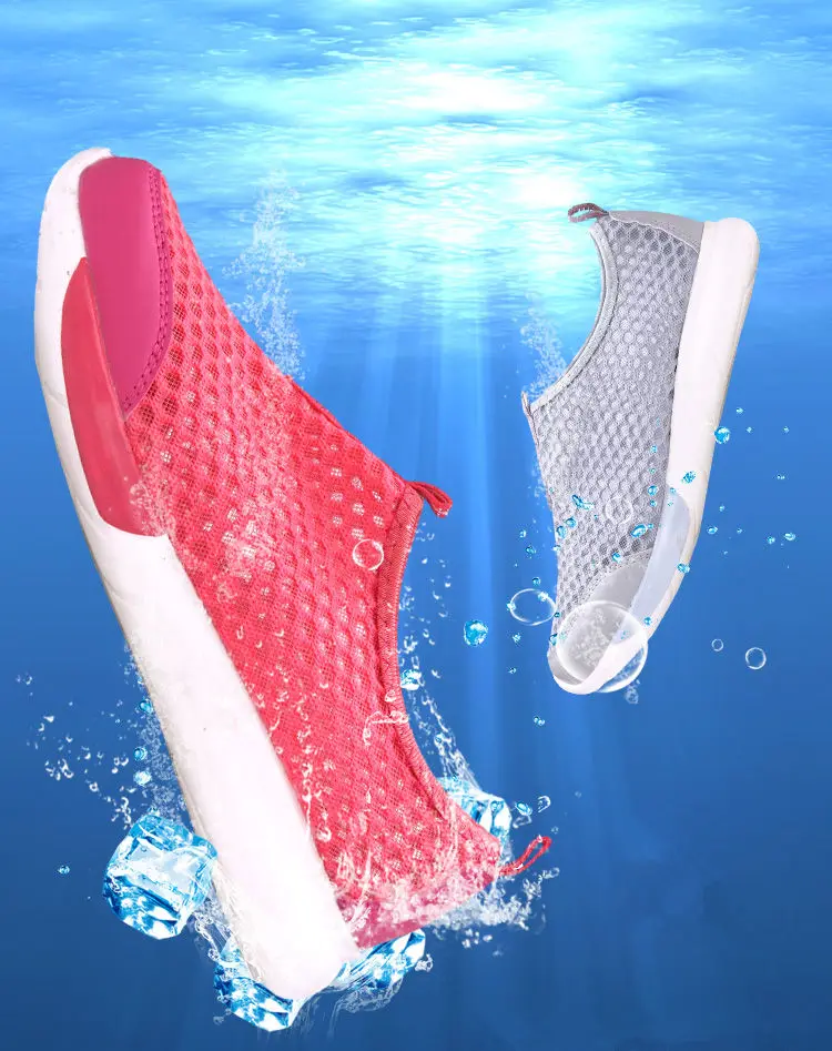 Brand Fashion Shoes Men Casual Lovers Air Mesh Sneakers High Top Summer Aqua Breathable Canvas Slip On Boat Mens Shoe (3)