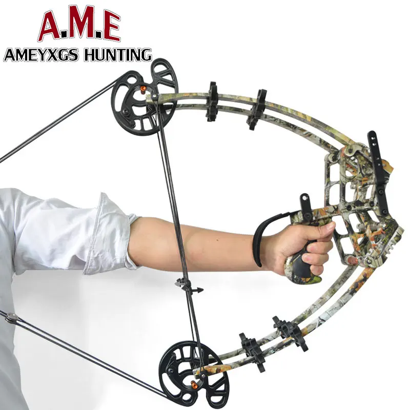 40lbs Compound Steel Ball Bow Archery Take down Right hand Archery Hunting Bow Compound Bow Kit