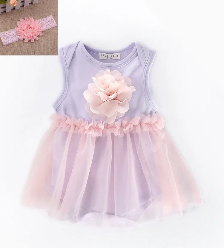 

DOLLMAI reborn baby girl dolls clothes fashion purple fabric and color beautiful dress with headband for 50-57cm dolls fitting