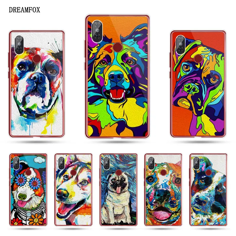 DREAMFOX N015 собака искусство Мягкий силиконовый чехол из ТПУ для Xiaomi mi x 3 A1 A2 5C 5X6 6X8 9 Lite
